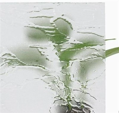 Patroon gehard glas